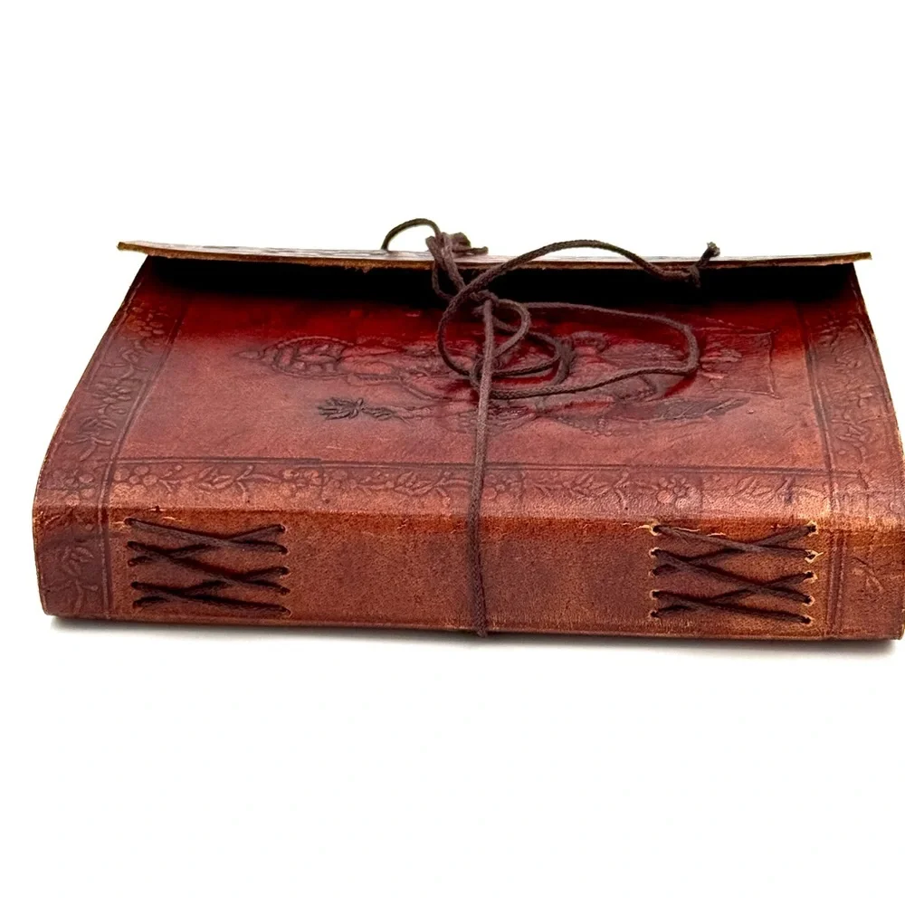Embossed Leather Ganesh Journal